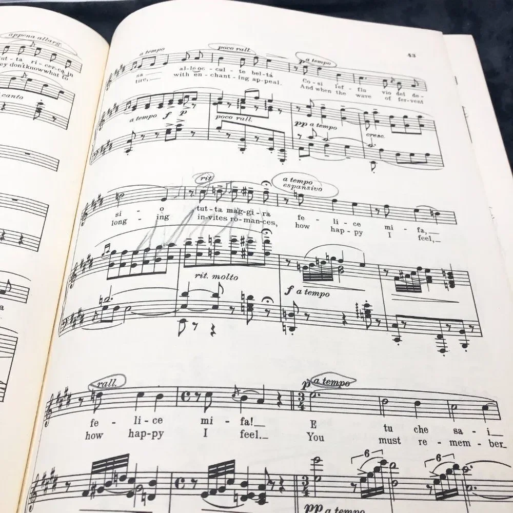 Vintage 1950s‎ Prima Donna's Album Opera Songbook
